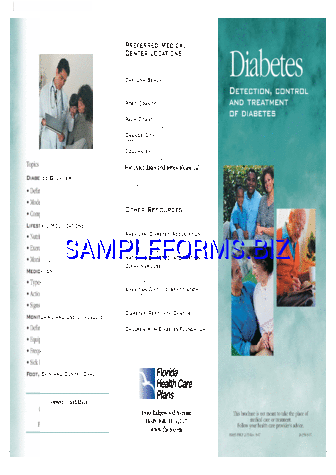 Diabetes Brochure 1 pdf free